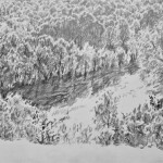 The valley (study 2) 2016 
pencil on paper 42x59cm