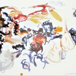 The spirits of birds 2 1988 watercolour 56x76cm Private collection